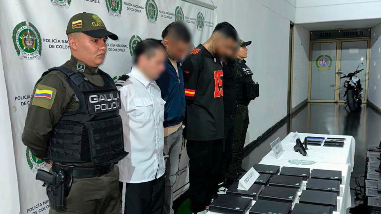 Red de trading desmantelada en Medellín