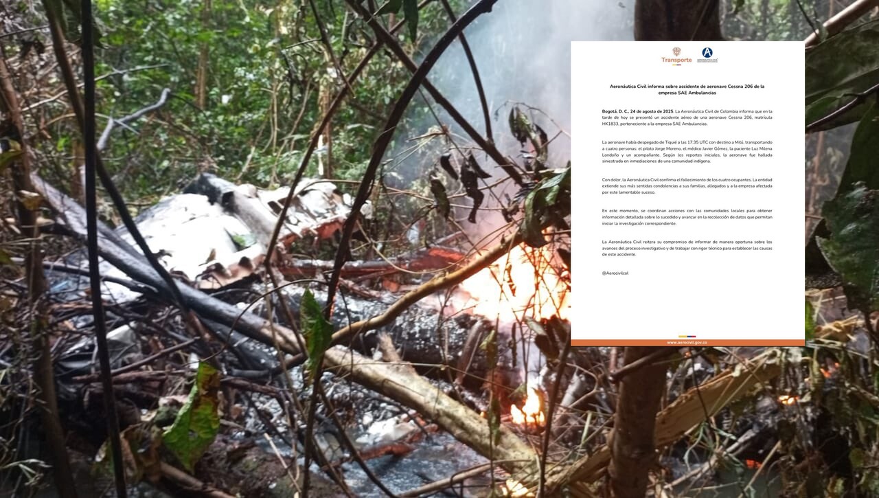 aeronautia idetidad accidente avioneta ambulancia mitu