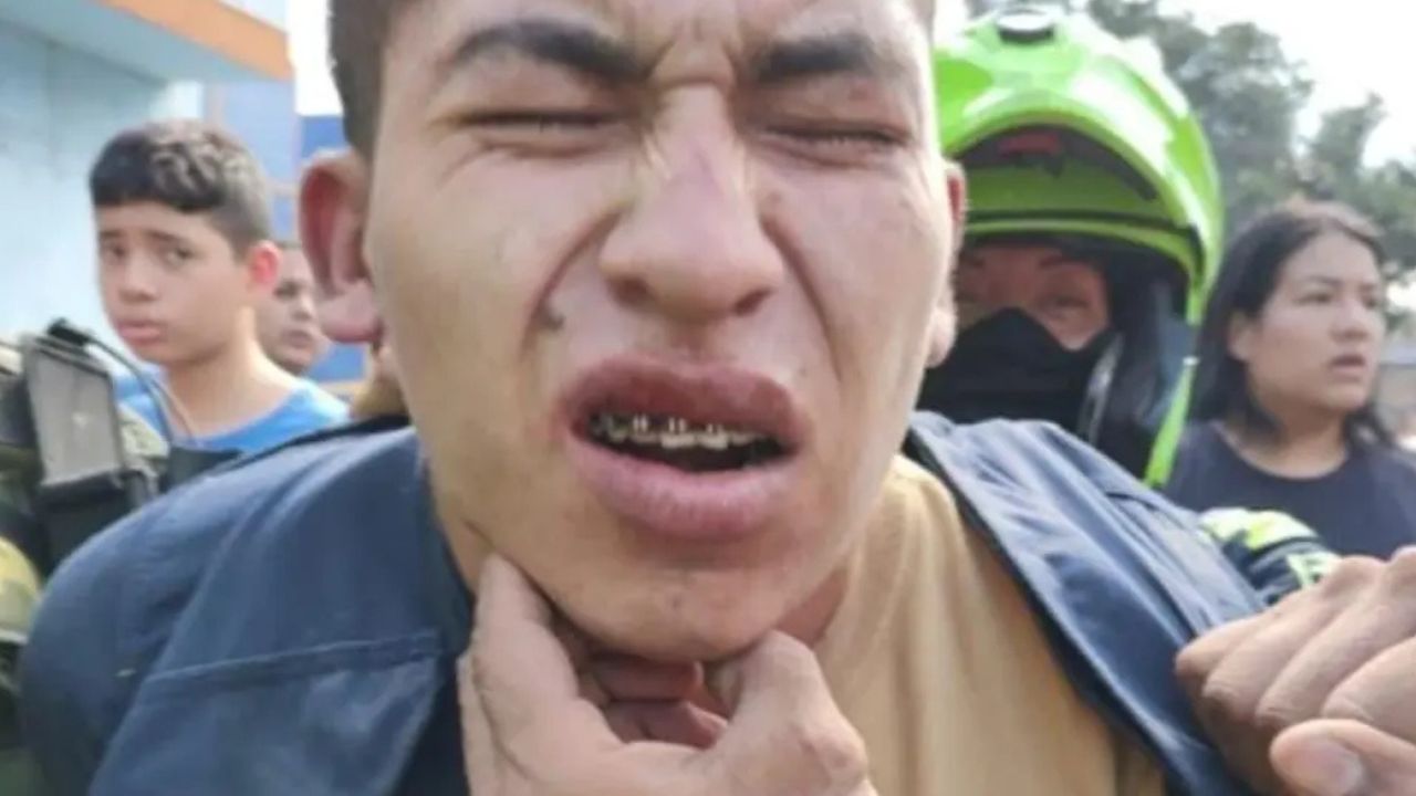 Alias Sebastián, joven capturado y señalado del atentado con carro bomba en Cali