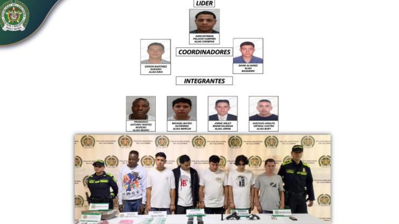  caen integrantes de 'Los seguidores' responsables de 17 fleteos en Medellín
