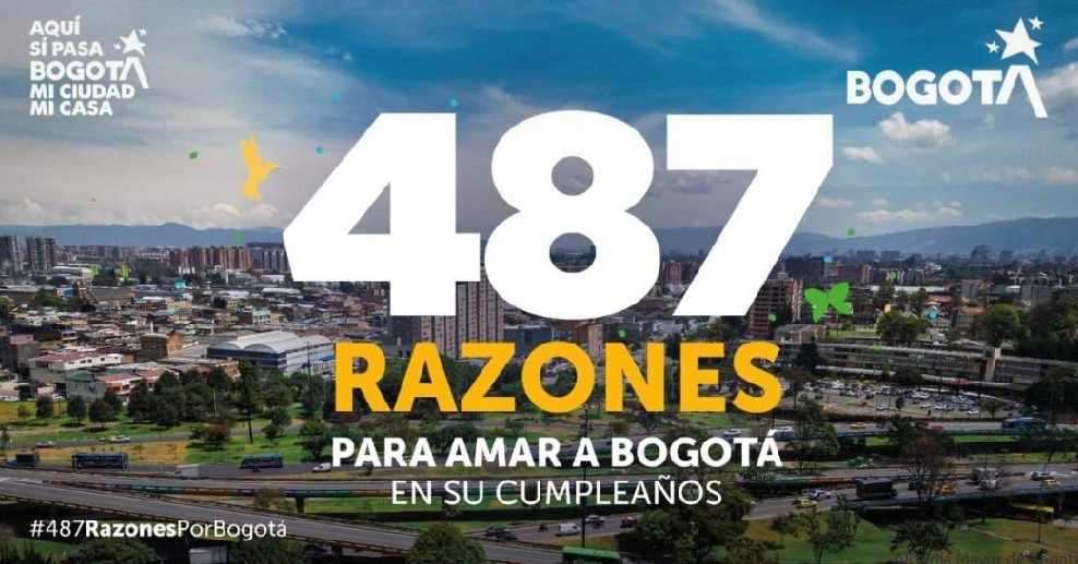 ¡Feliz cumpleaños Bogotá! La ciudad festeja los 487 años con actividades culturales