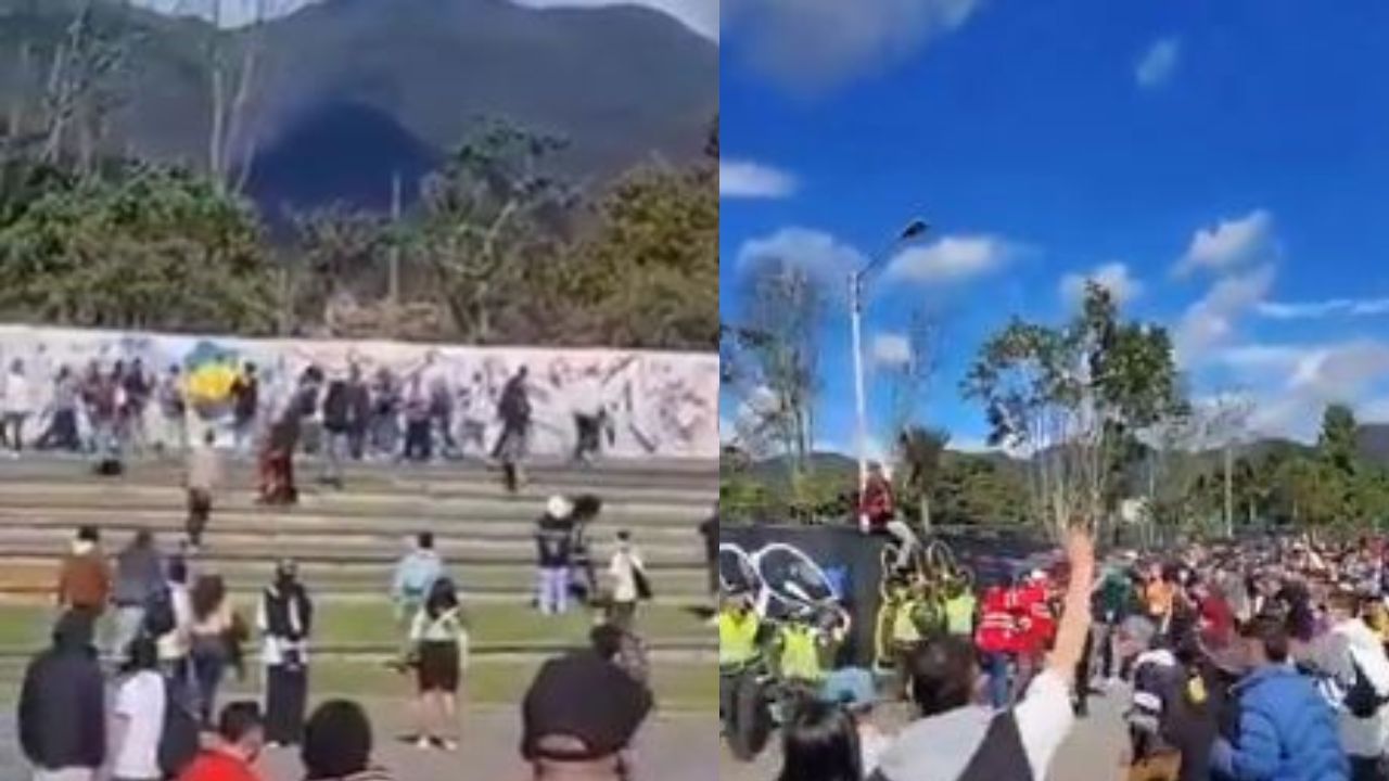 Disturbios en Hip Hop al Parque en Bogotá: policías heridos y más de 500 armas incautadas