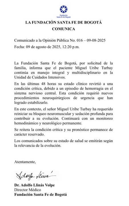 fundacion santa fe miguel uribe