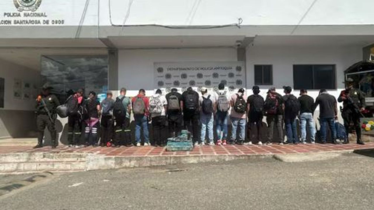 Capturan a 16 personas en operación contra la minería ilegal en Santa Rosa de Osos