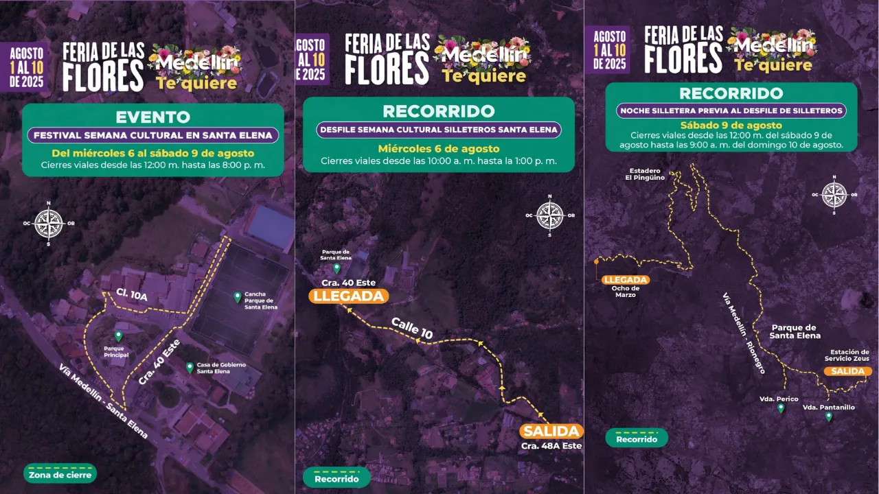 Listas las medidas de movilidad en Santa Elena durante la Feria de las Flores