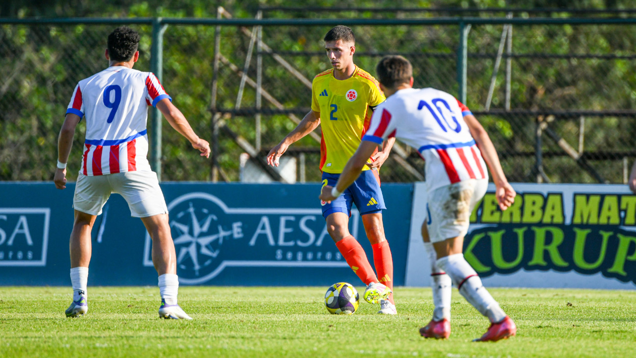 Sub-20 colombiana muestra carácter y rescatar un empate ante Paraguay