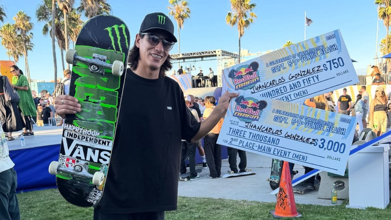 Skater colombiano Jhancarlos González brilla en el Red Bull Origin