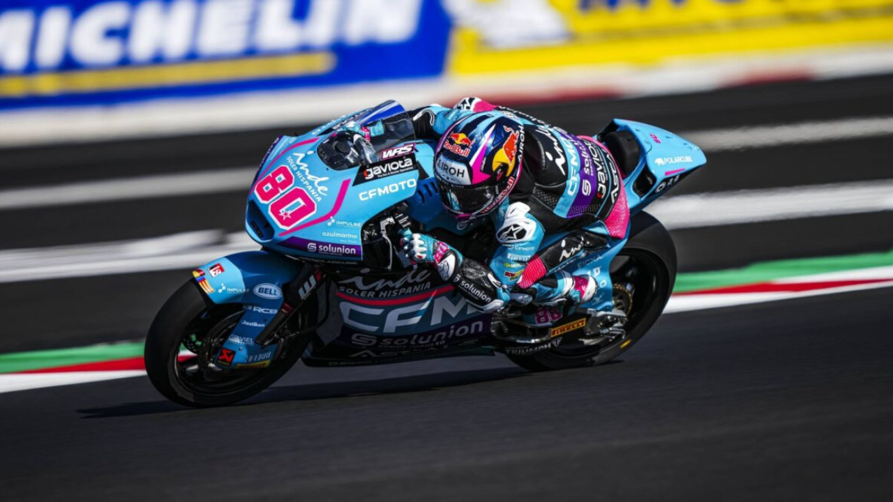 David Alonso, listo para el GP de Barcelona tras su primera victoria en Moto2