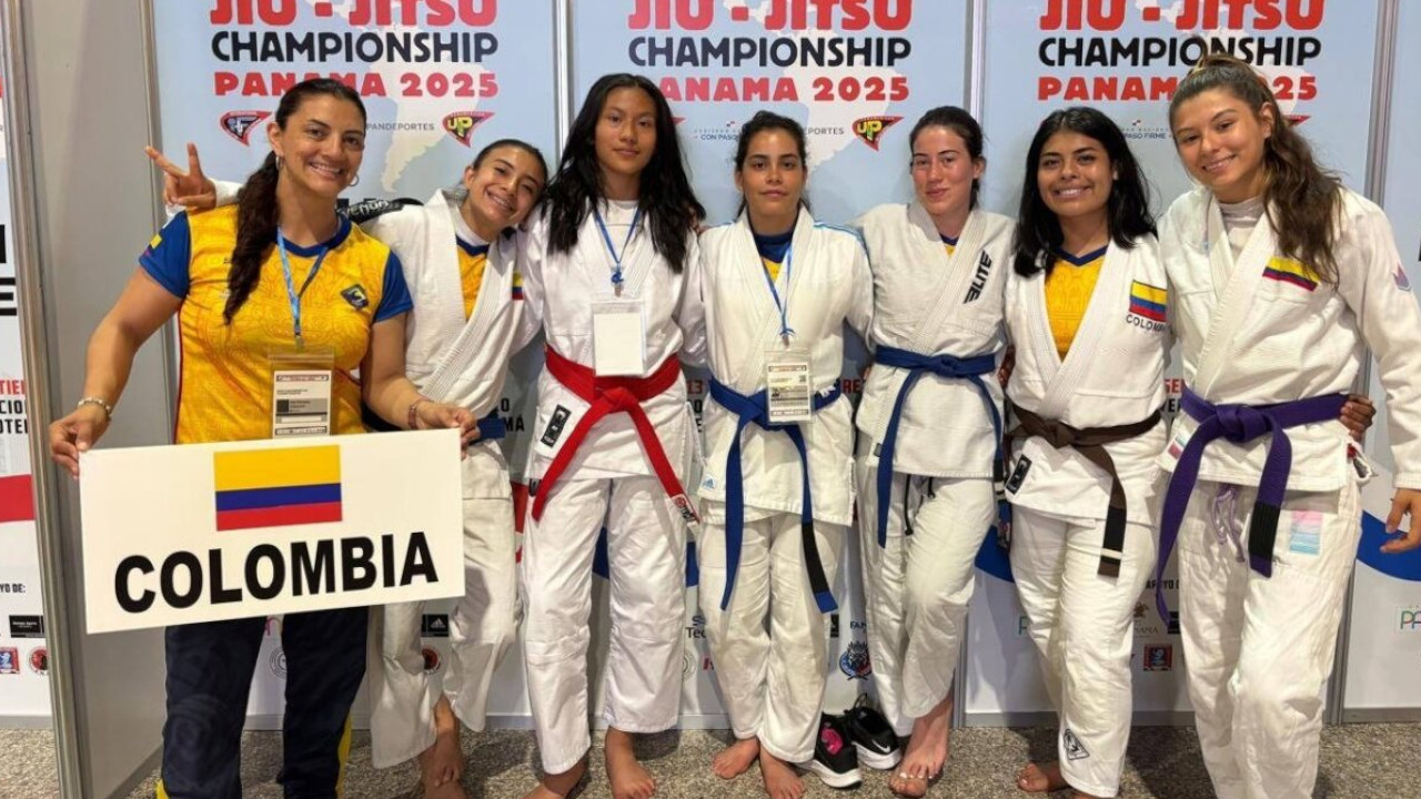 Jiu-Jitsu colombiano brilla en Panamá con múltiples medallas de oro
