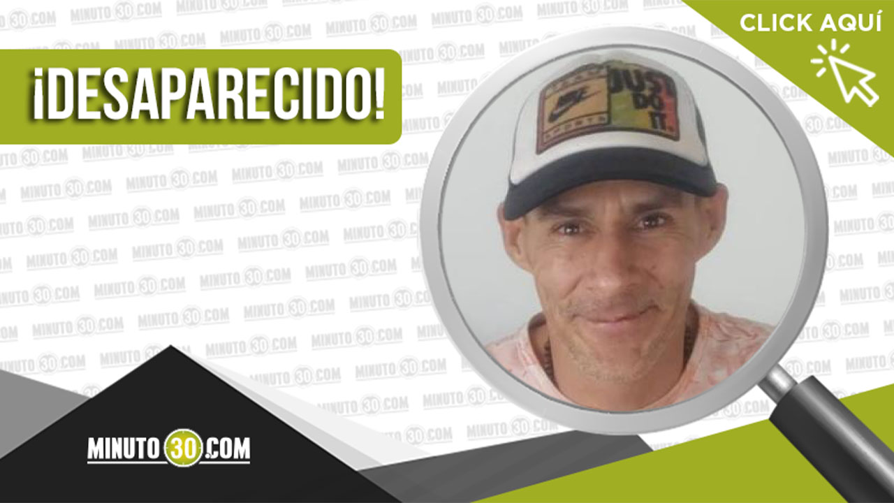 Alexander de Jesús Grajales desapareció en el corregimiento de Santa Elena