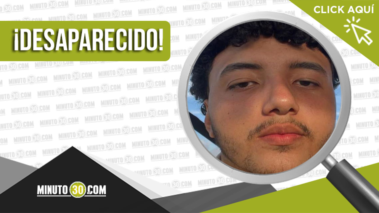 Andrés Felipe Barón desapareció en Medellín