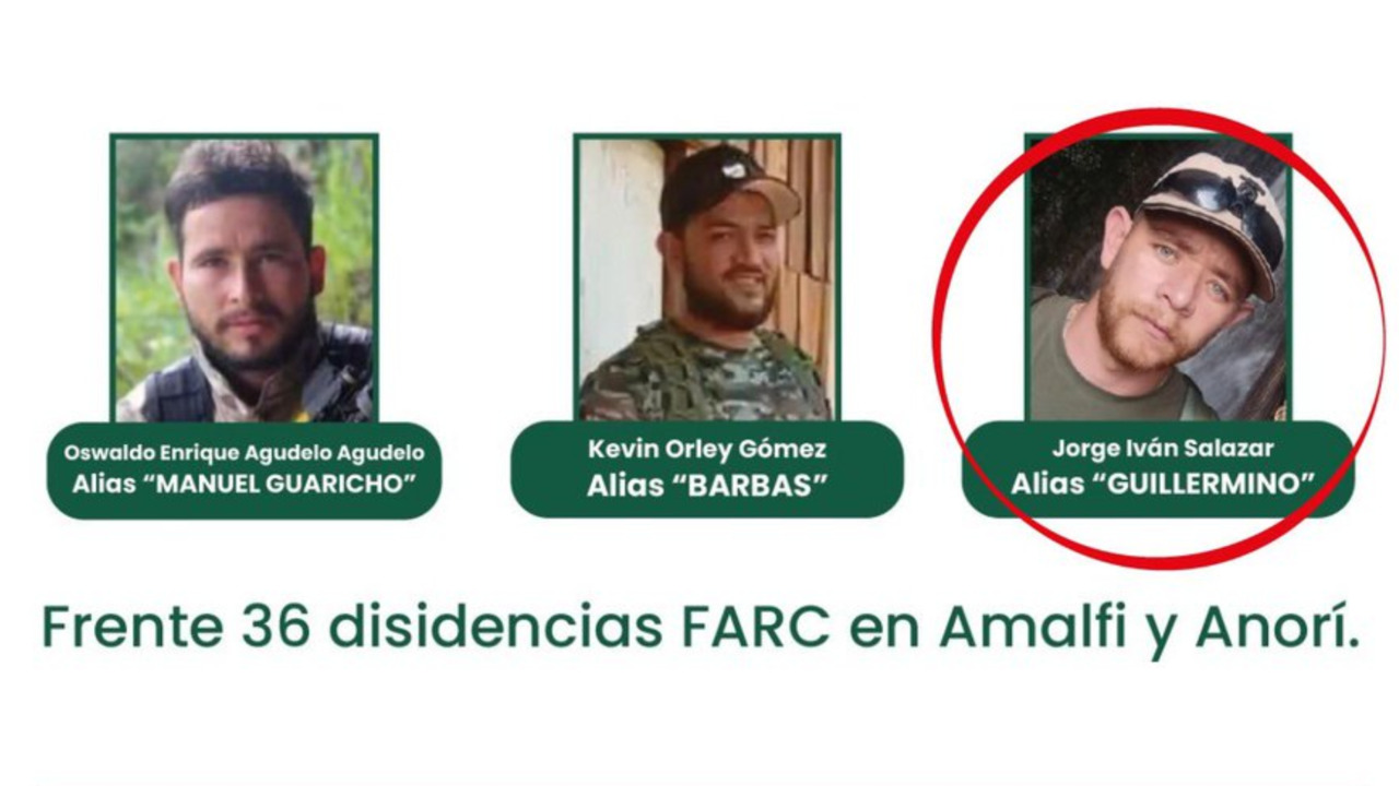 ¡Golpe al Frente 36 en Antioquia! La Policía abatió a alias ‘Guillermino’, cabecilla clave de esa disidencia