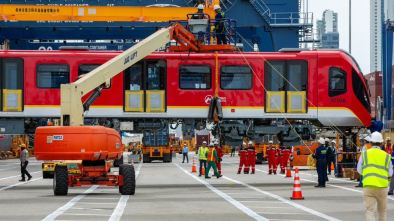 ¡Buenas noticias para la capital! El Metro de Bogotá ya tiene su primer tren y las obras superan el 62% de avance general