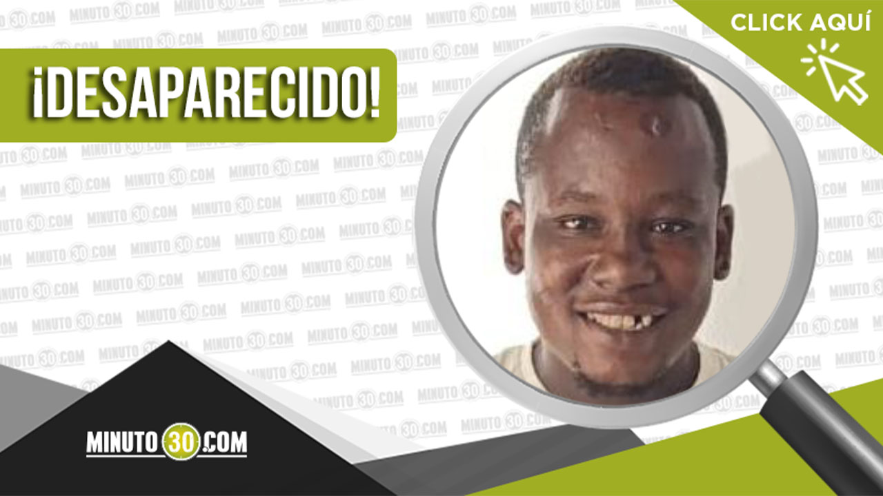 Brayan Stiwar De Diego Mosquera desapareció en Antioquia