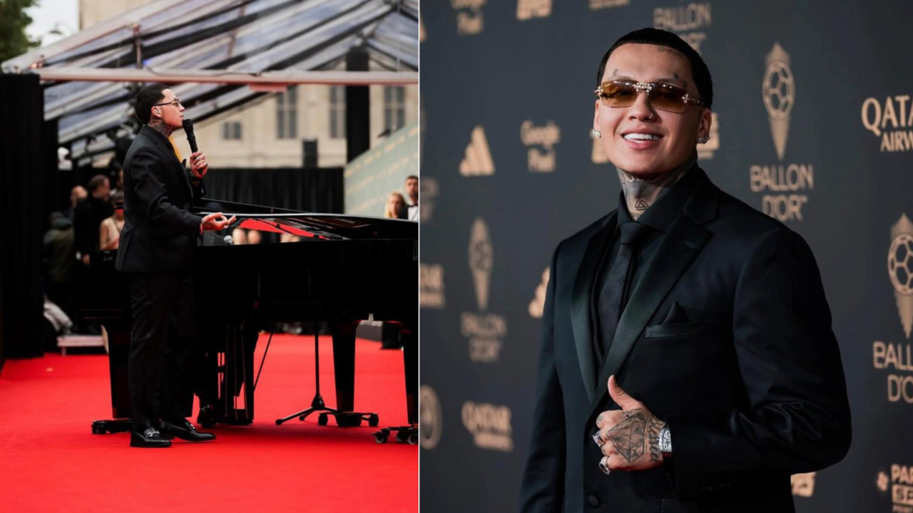 ¡Blessd hace historia en París! Así fue la inolvidable presentación del artista en la gala del Balón de Oro 2025