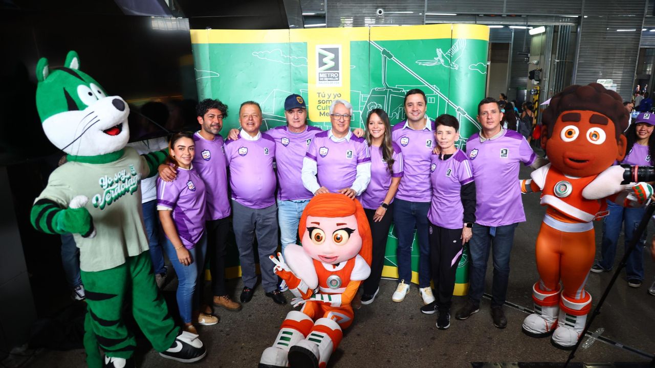 Atlético Nacional e Independiente Medellín se unen a la campaña ‘Yo me pongo la 10 en la vía’ del Metro