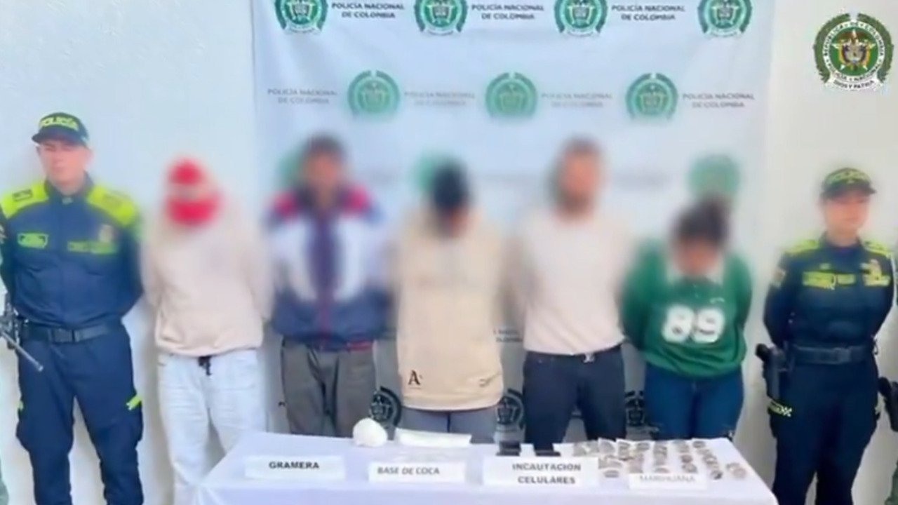 Captura de seis miembros del grupo criminal 'El Mesa' en Medellín y Aguadas
