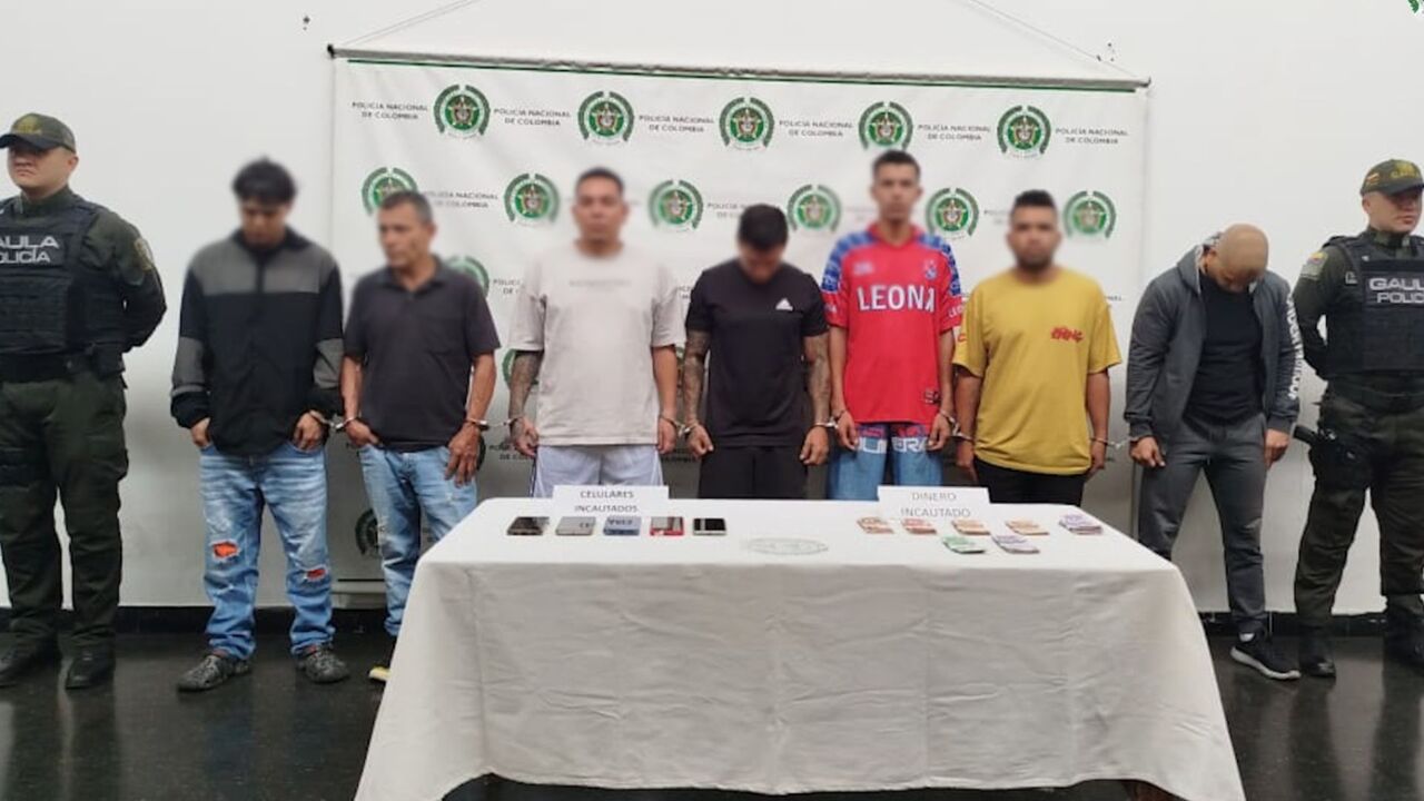 Golpe a la Delincuencia en Medellín: Siete Presuntos Integrantes de 'La Agonía' a la Cárcel