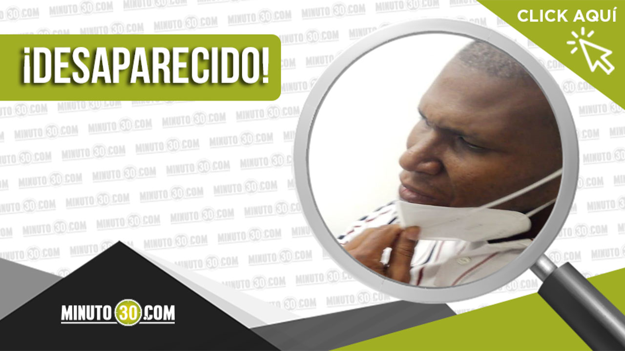 Danilo Domingo Pérez desapareció en Cali