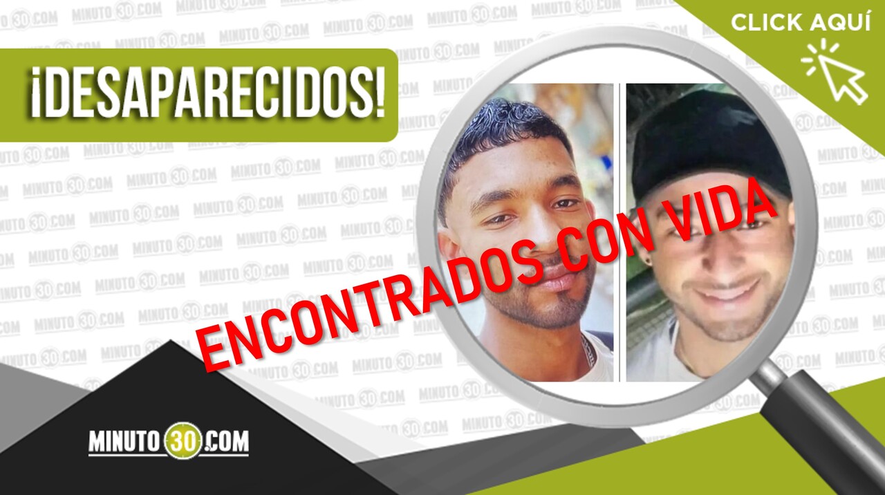 ¡Encontrados con vida! Los hermanos Kevin y Dirson David ya están con su familia