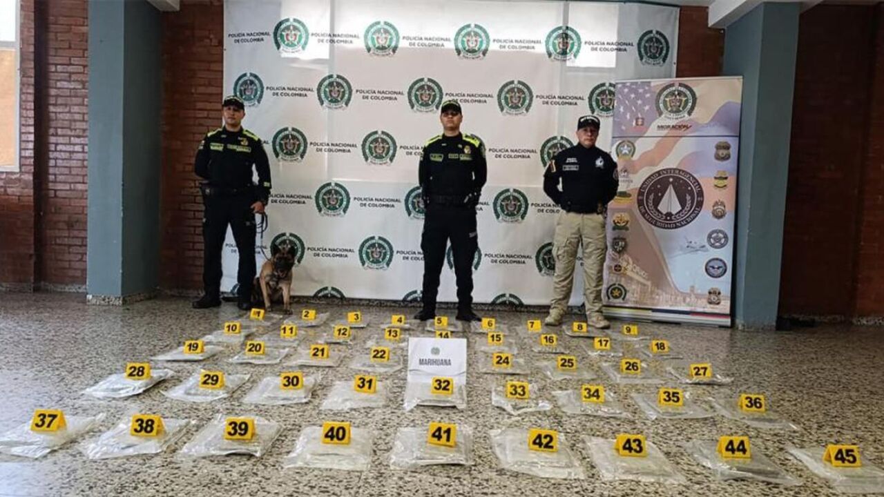 ¡La tenían escondida en una cama! Policía frustra envío de 25 kilos de marihuana en El Dorado rumbo a San Andrés