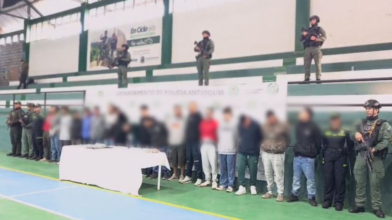 Cayó ‘El Mesa’: 19 capturados en megaoperativo contra el narcotráfico en Antioquia