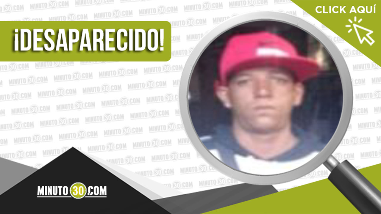 Jean Gabriel Carmona desapareció en Medellín
