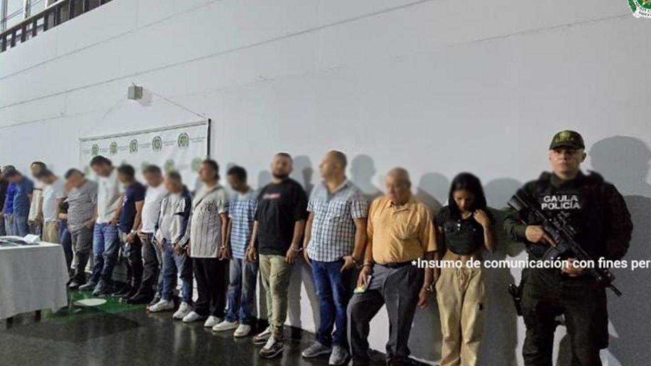 21 presuntos integrantes de ‘La Veracruz’ terminan en la cárcel por una red de extorsión en Medellín