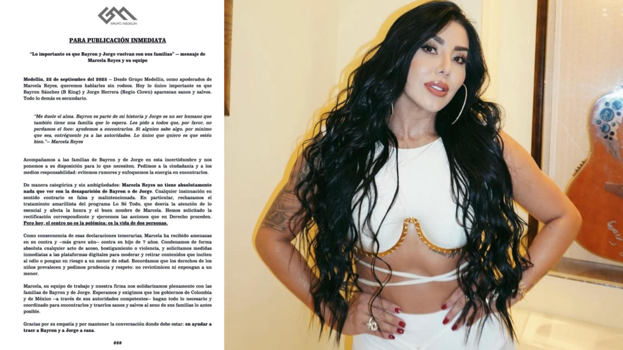 El DJ y la empresaria Marcela Reyes denunciaron a ser víctima de serias amenazas de muerte contra ella y su hijo de siete años. Esto ocurre después de ser vinculado públicamente a la muerte de su exhusband, el Rey DJ B, en México. A través de sus abogados, Reyes negó cualquier implicación en el caso y ha solicitado protección de las autoridades