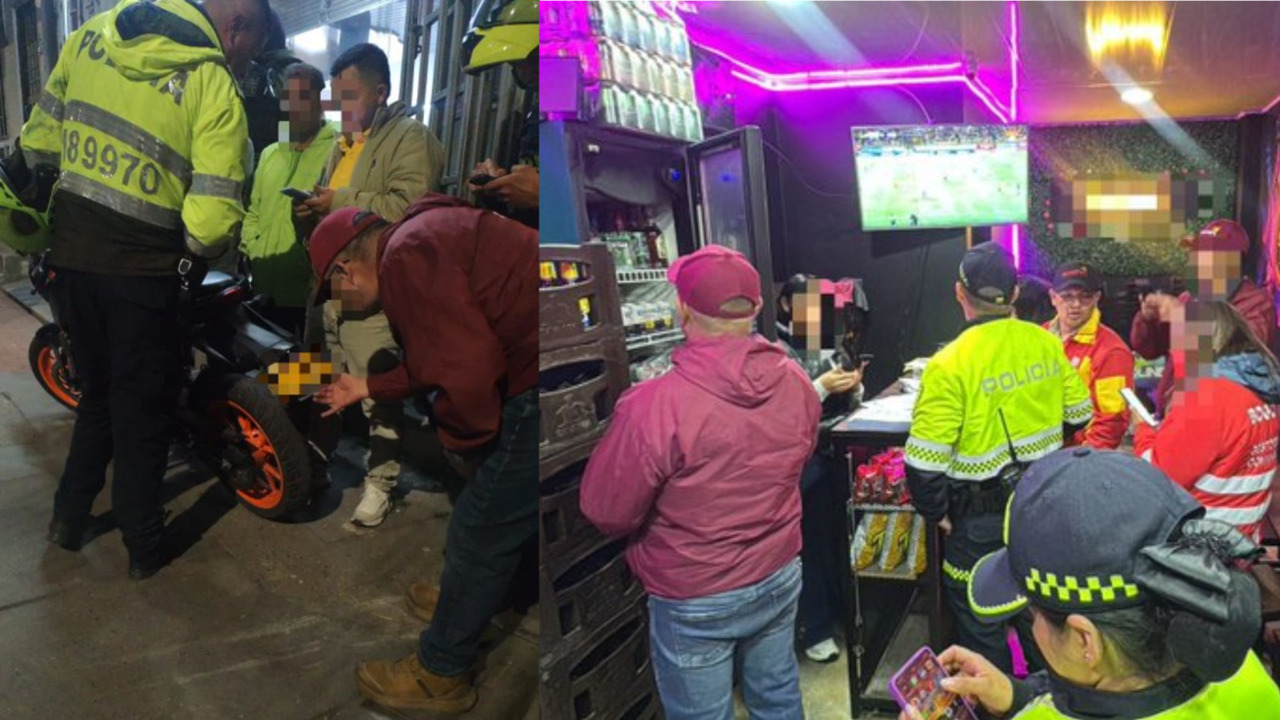 ¡Megatoma en Usaquén! Autoridades incautan costosa moto adulterada y sellan varios establecimientos
