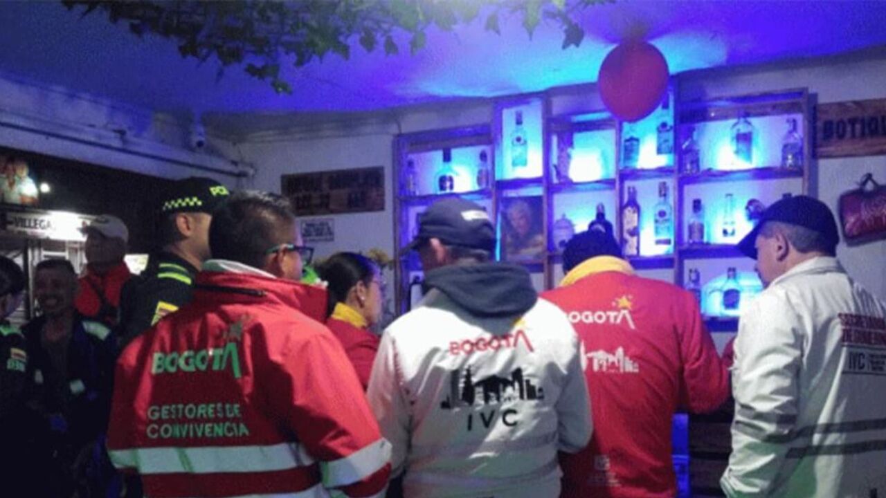 ¡Cero tolerancia! 490 bares y discotecas de Bogotá fueron inspeccionados en Amor y Amistad