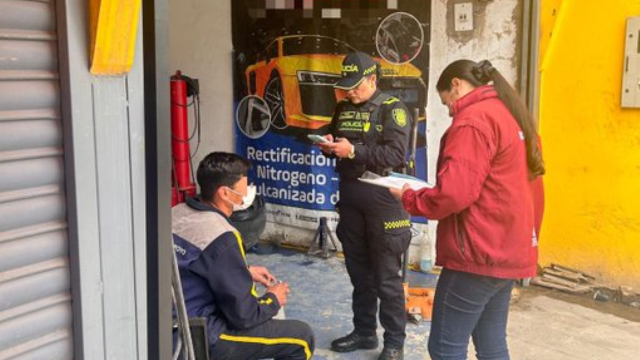 ¡Se les acabó el negocio! Autoridades suspenden montallantas en Fontibón estaría vinculado con los ‘pinchallantas’