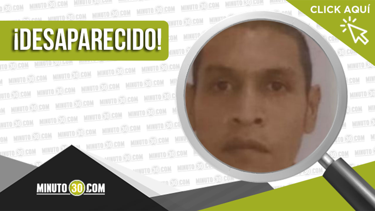 Rodrigo Alonso Arango desapareció en el municipio de San Vicente