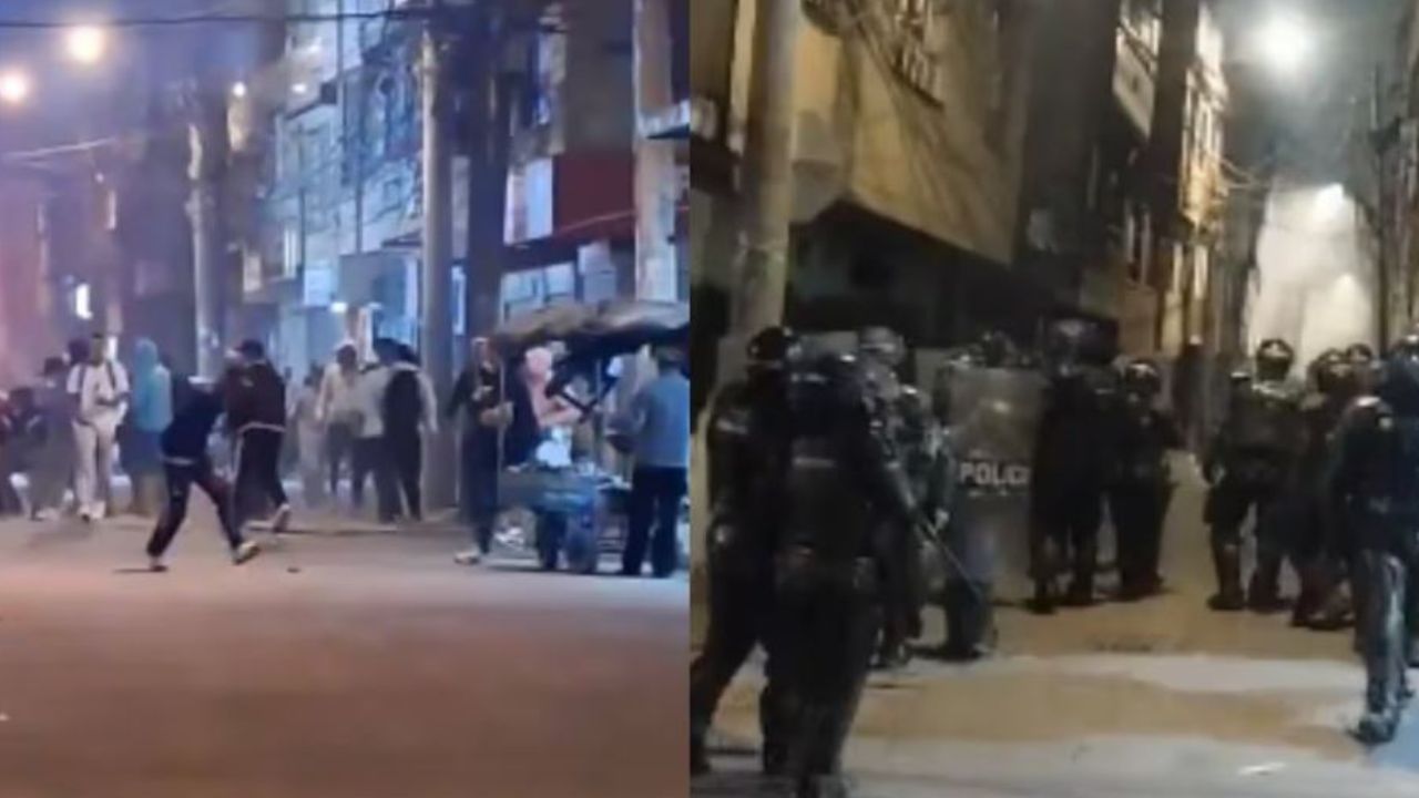 ¿Abuso sexual o pelea entre familias? El Undmo tuvo que meterse a la brava por disturbios en Suba