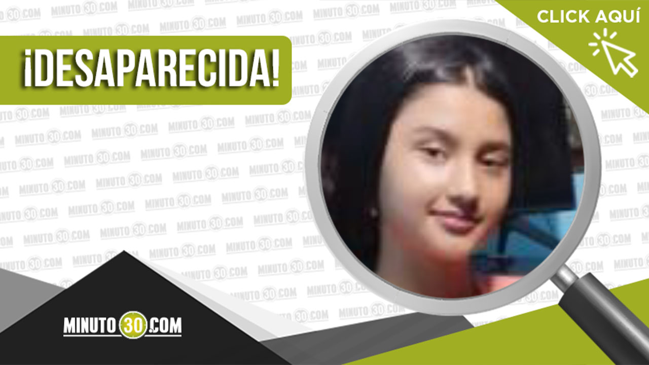 La menor Valeria Michelle Ortega desapareció en Medellín
