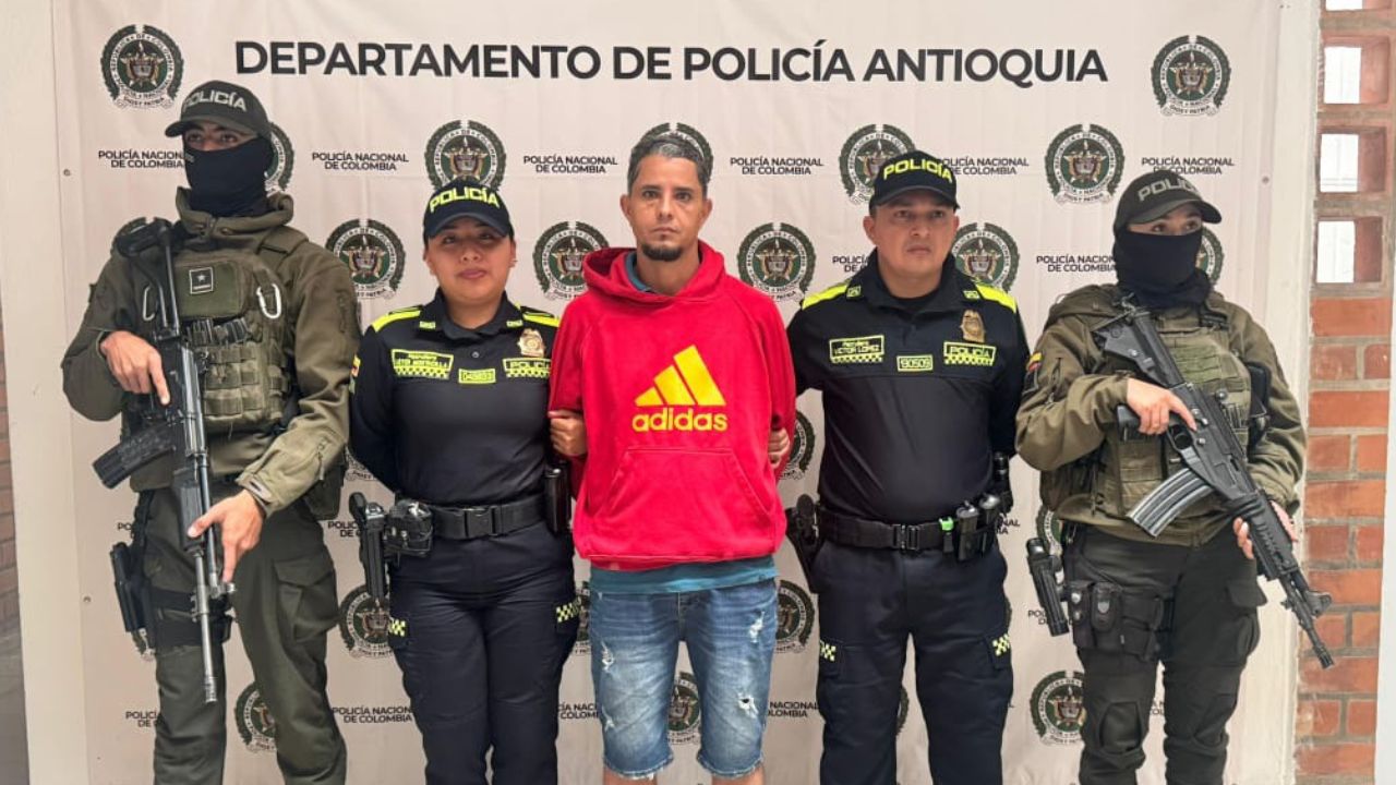 ¡15 años de crimen! Capturaron a alias ‘El Gato’, uno de los más buscados de Antioquia
