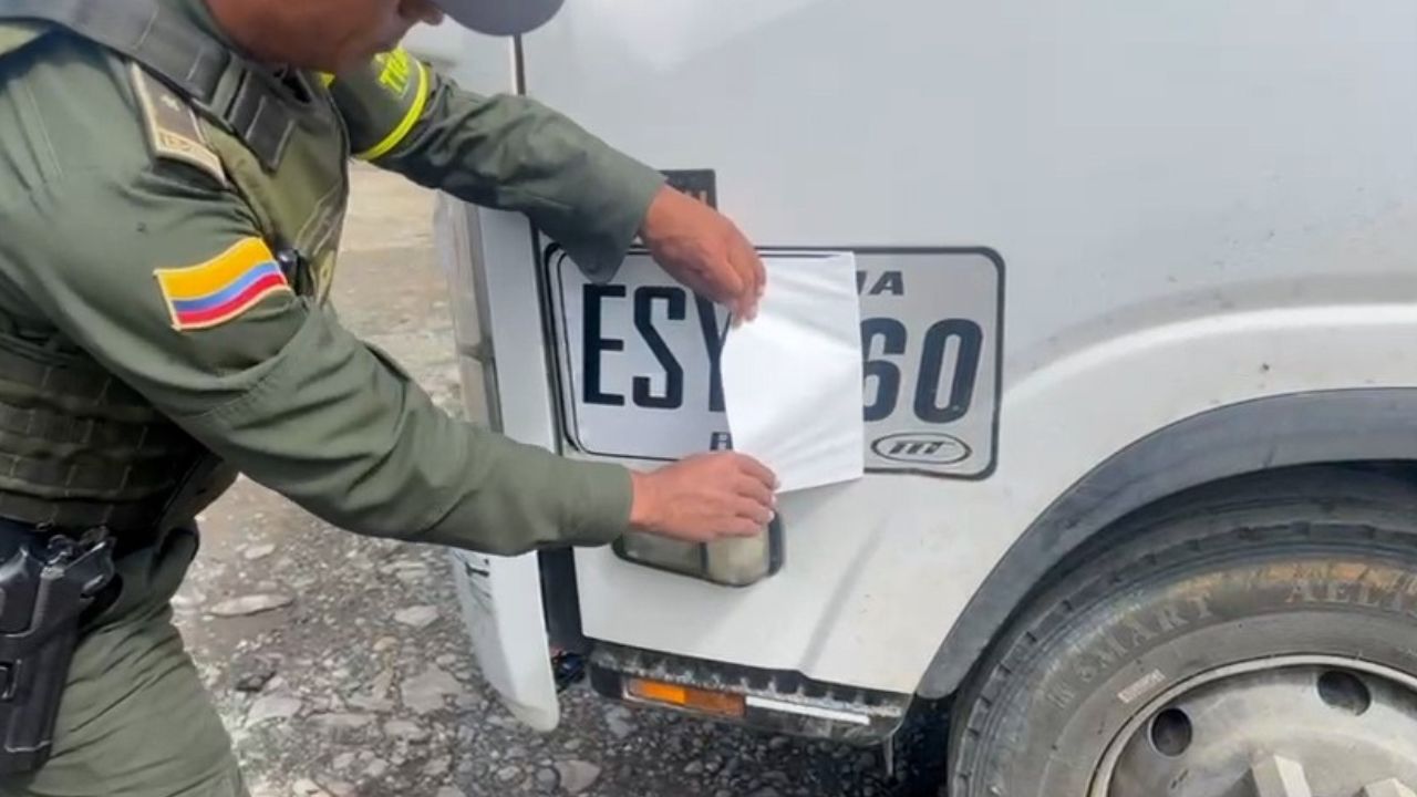 Le cambió hasta la placa: lo pillaron con camión robado con siete toneladas de carne en Don Matías