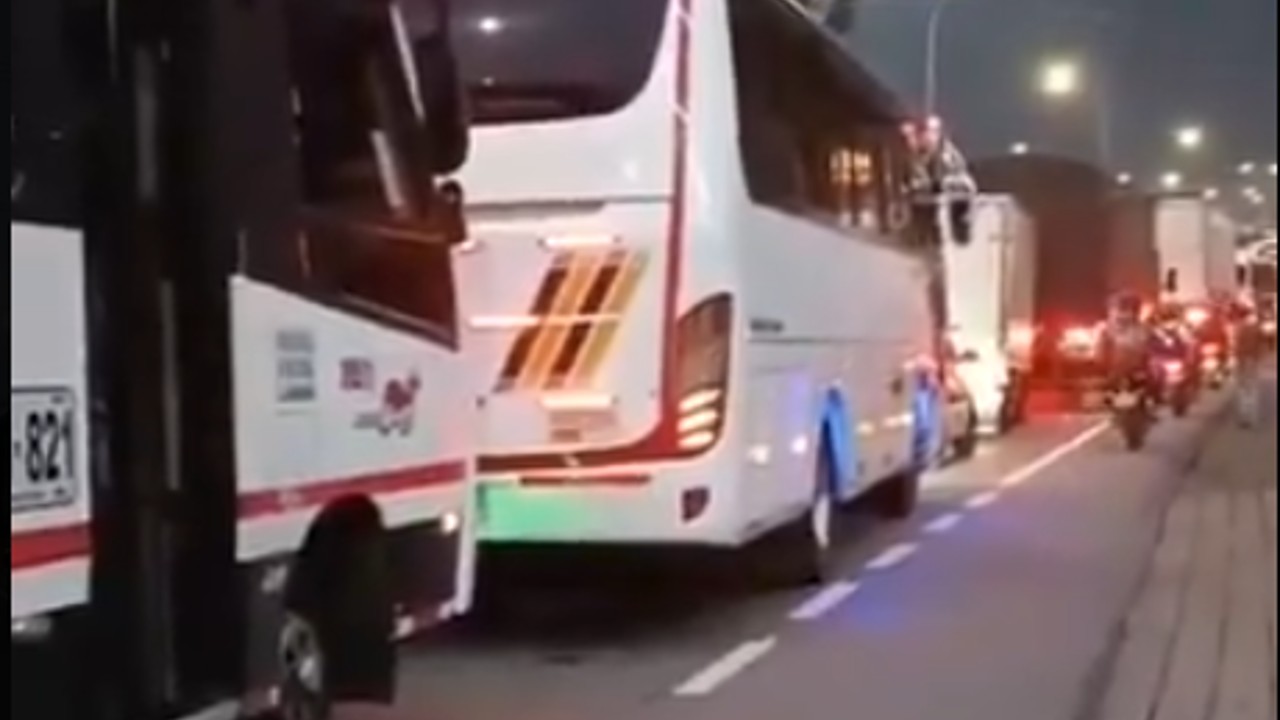 Paro de buses en Caldas, Antioquia