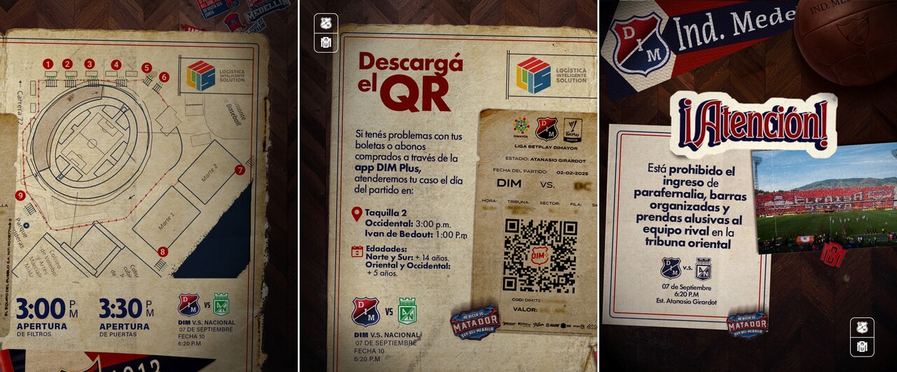 Disposiciones logísticas para el Clásico Paisa