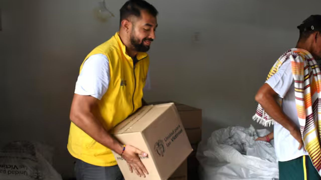 58 familias desplazadas en Amalfi y Anorí reciben ayuda humanitaria