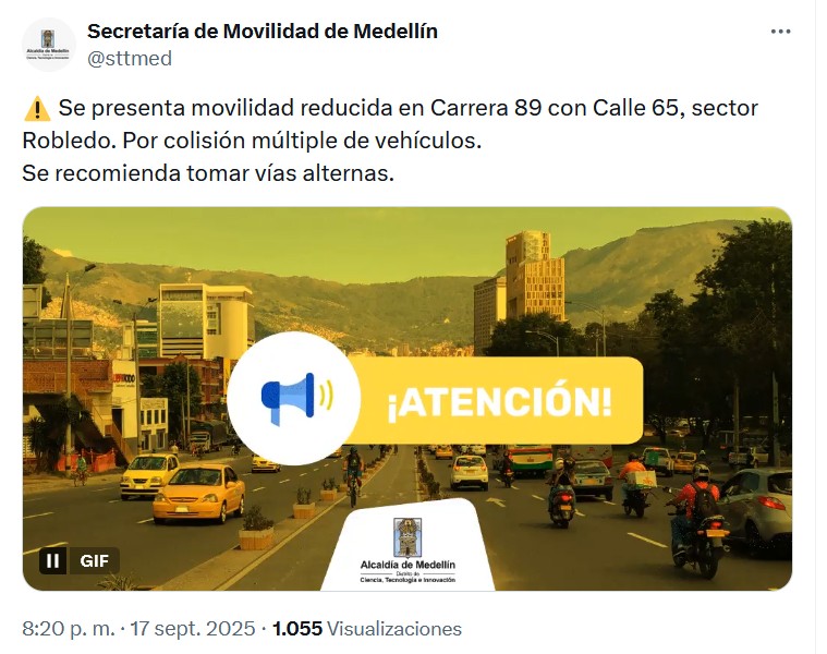 movilidd loma de robledo