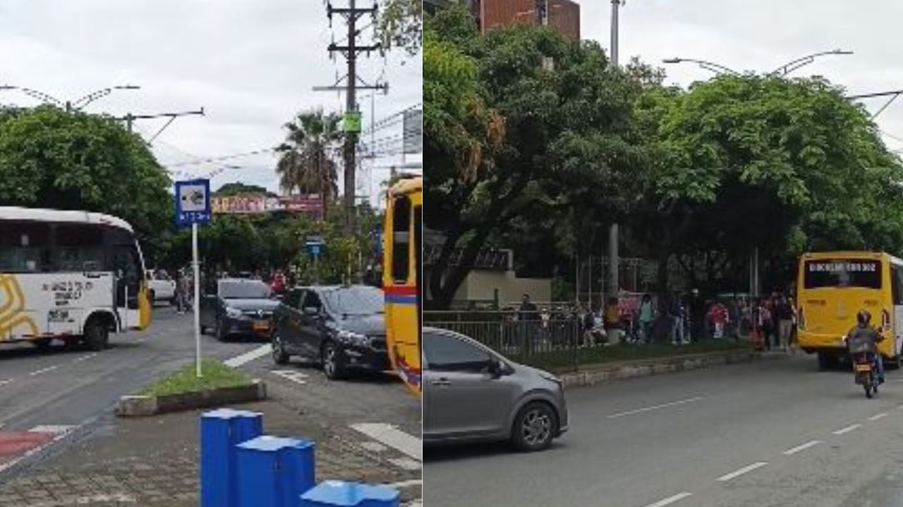 ¡Trancón en Las Vegas! Protesta bloqueó las vías a la altura del Politécnico