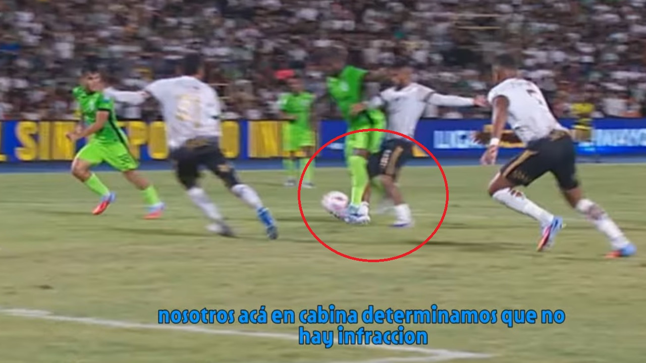 ¡No veo penal, yo si veo patada! Revelan los audios del VAR del polémico penal a favor de Atlético Nacional