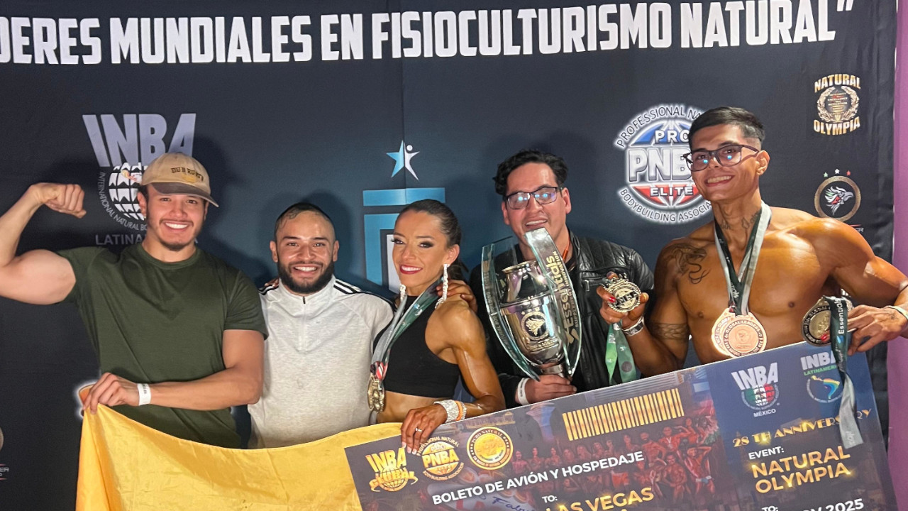 Oro y gloria para Colombia: José Santiago Espinosa brilla en el Mundial de Fisiculturismo Natural en México