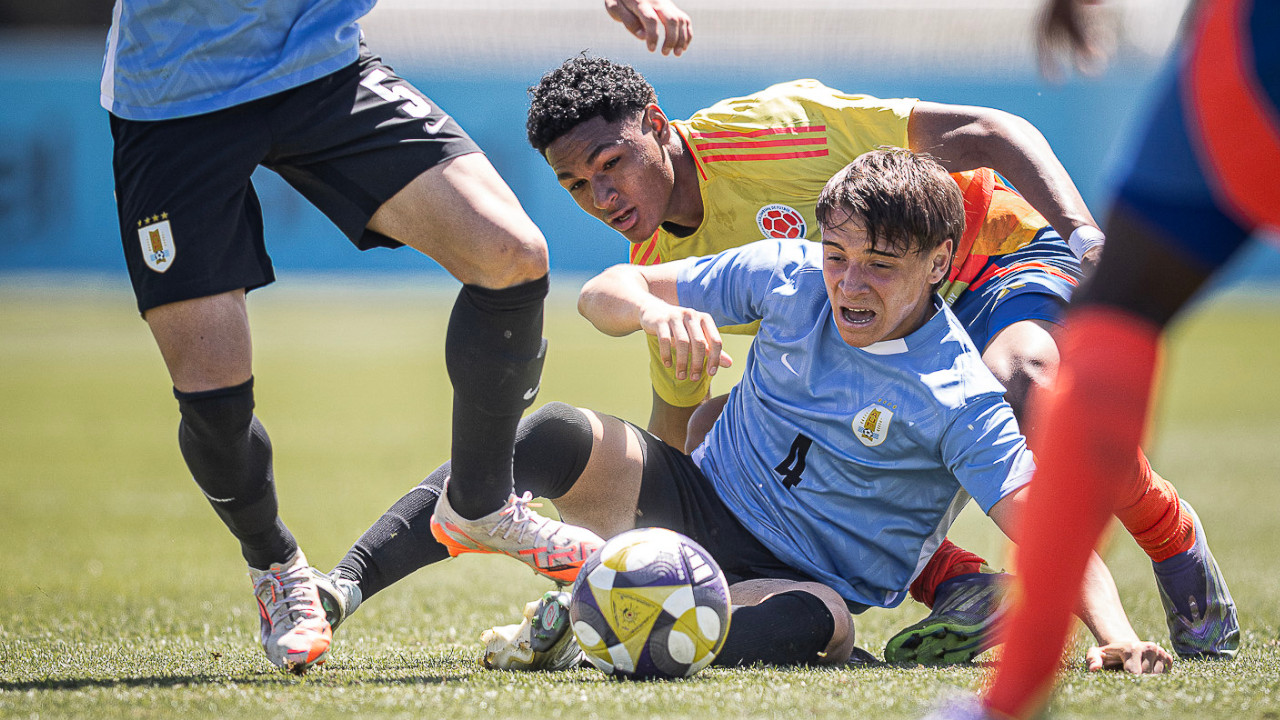 La Selección Colombia Sub-17 cae por la mínima en su primer amistoso en Montevideo