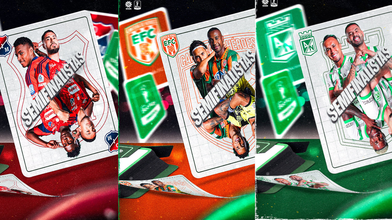 ¡Antioquia es la berraquera! Tres de los cuatro semifinalistas de la Copa son paisas