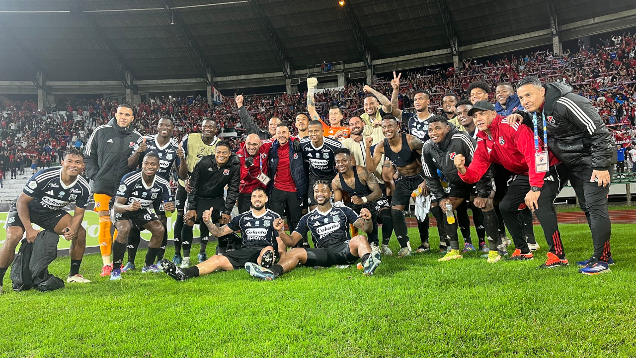 ¡El DIM sin piedad! Con goleada, el ‘Poderoso’ prácticamente sacó de competencia a Once Caldas