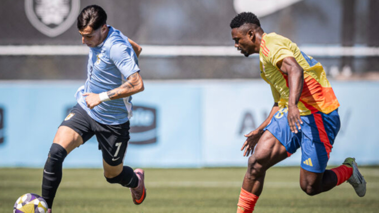 La Selección Colombia Sub-17 Masculina cerró su gira en Uruguay con un empate