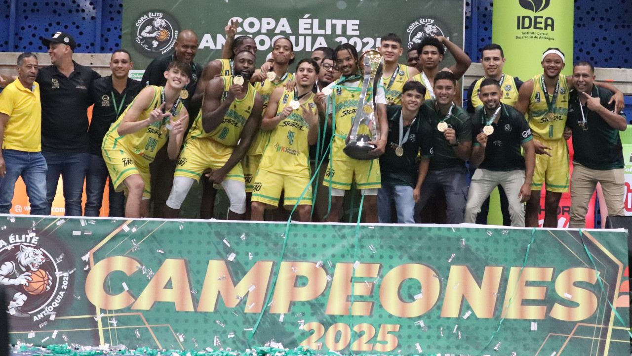 ¡Baloncesto antioqueño tiene nuevo rey! Girardota, campeón de la Copa Élite