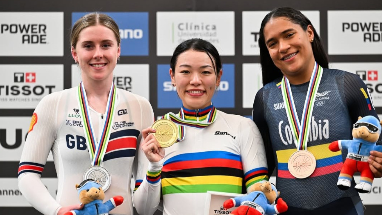 ¡Bronce mundial para Colombia! Stefany Cuadrado brilla en el keirin del Mundial de Pista